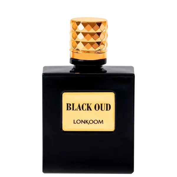 Perfume Masculino Black Oud For Men Lonkoom Eau de Toilette  100ml