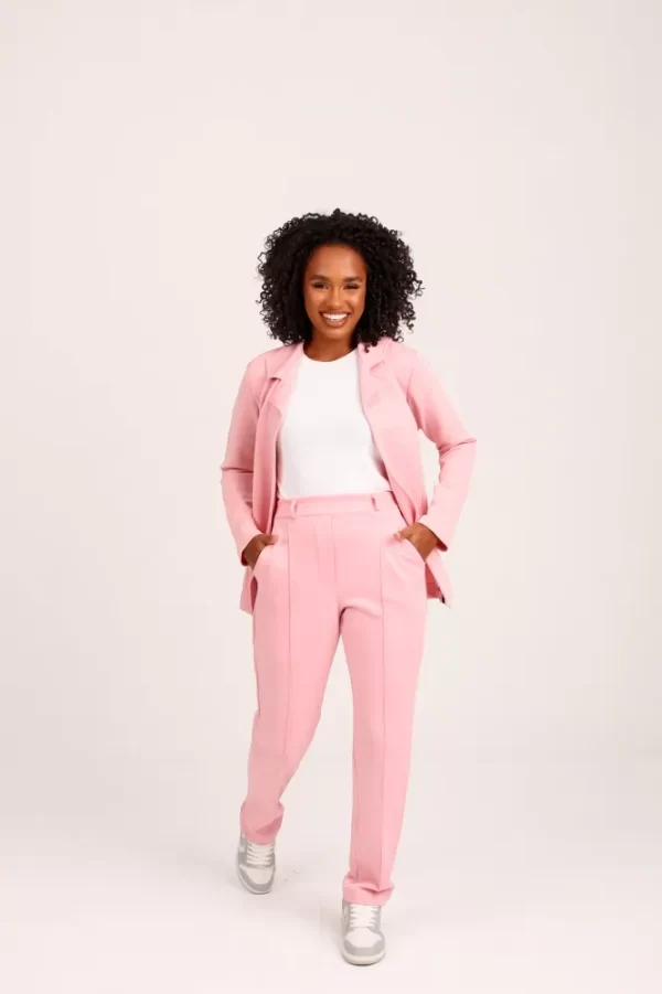 Conjunto Feminino de luxo  Lady Griffe  Rosa Bebê