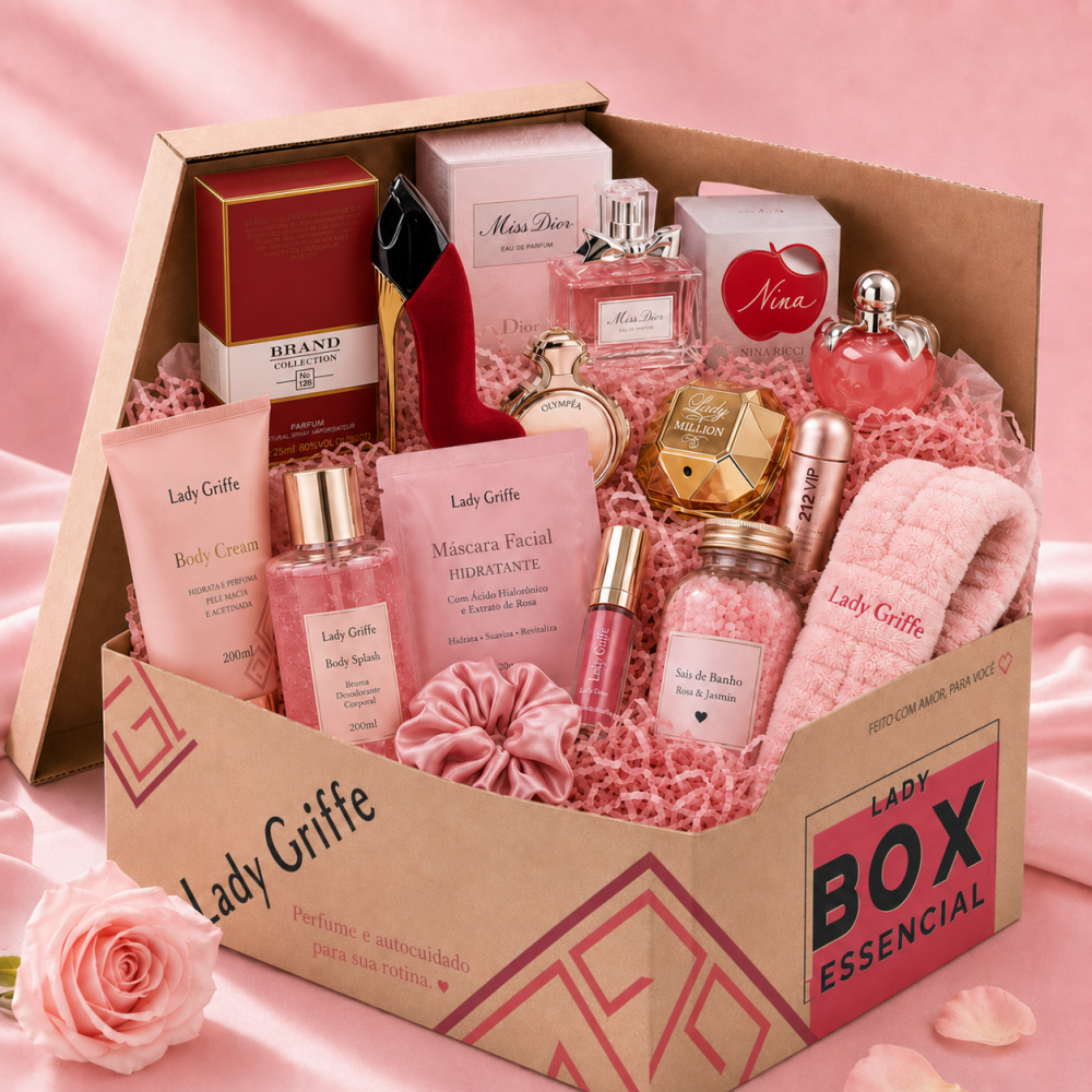 Lady Box Encanto | Perfumes e itens de autocuidado